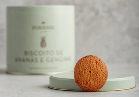 Biscoitos de Ananás e Gengibre lata 150 g Duriense - Image 2